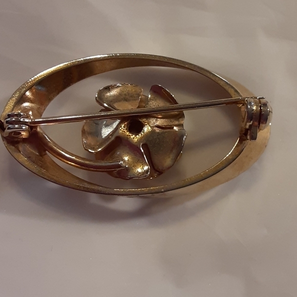 Rose and Pearl Brooch - Picture 3 of 6